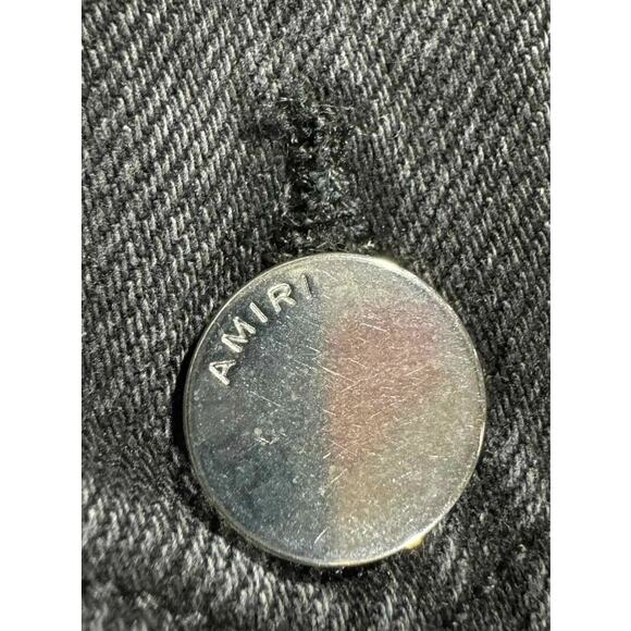 EUC Amiri Crystal Snake Denim Jacket - Picture 8 of 14